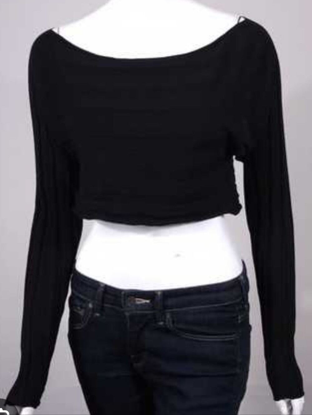 Sarah Pacini ribbed bandeau shrug O/S